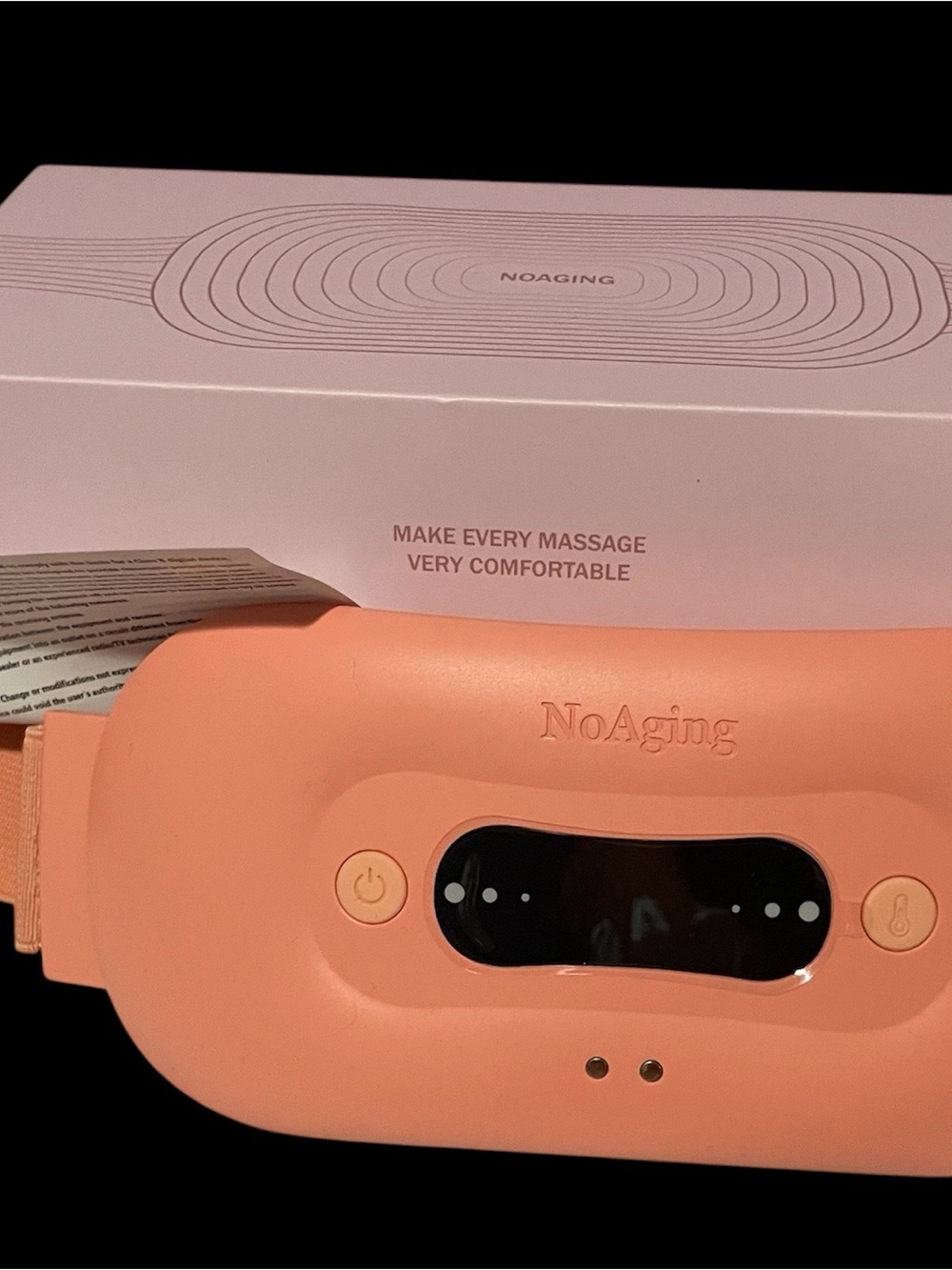 NoAging Portable Menstrual Heating Pad & Cordless Massage Cramp Relief Belt